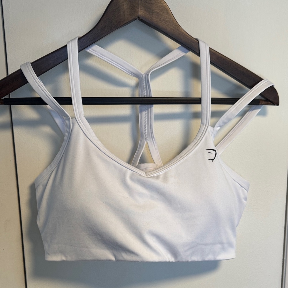 Gymshark White Sports Bra
